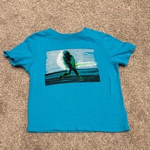 GAP Blue Kids Tee with Runner Design
